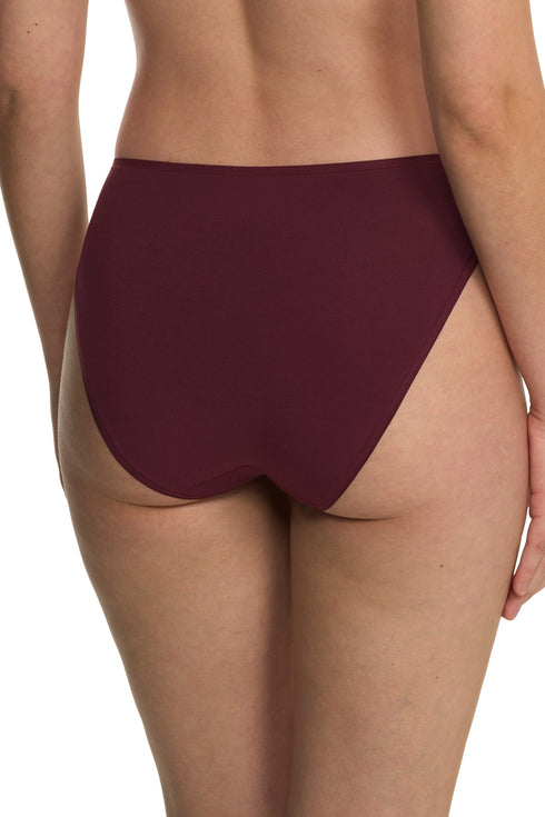 Natori Bliss Bare Cotton High Cut Brief
